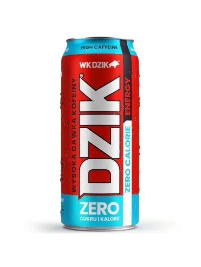 WK DZIK Energy Zero Kalorii 500 Ml Smak Brzoskwinia Pakuj ZDROWIE