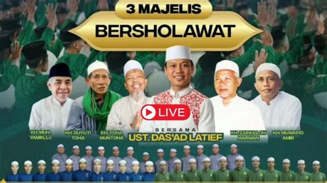 LIVE Hari Jadi Banyuwangi Ke 252 3 Majelis Bersholawat Bersama Ust