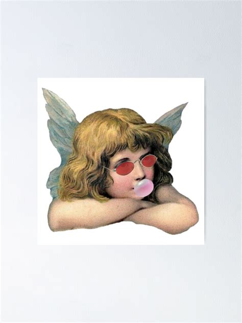 Cherub With Sunglasses Chewing Gum Poster For Sale By Sabri Alba