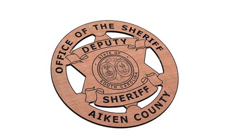 Aiken County Deputy Sheriff Badge Svg Etsy