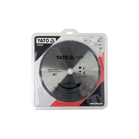 Disc Circular Pentru Lemn 315X96TX30 Mm Yato YT 60795 BRICOLAJ RO