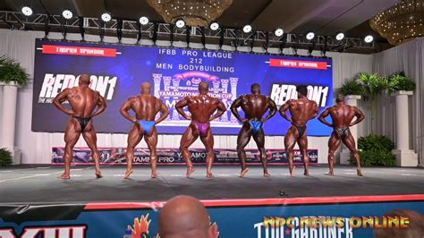 2020 Ifbb Pro League Tampa Pro Mens 212 Bodybuilding Prejudging Video