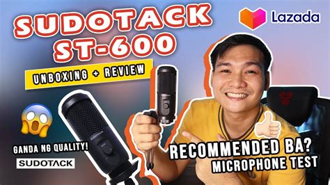 Sudotack St From Lazada Microphone Test Recommended Ba