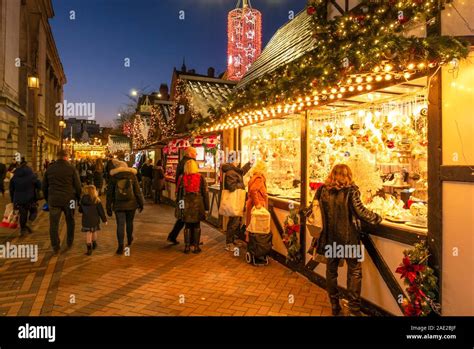 Nottingham christmas market nottingham festive market stalls old market ...