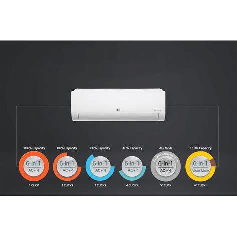 Buy Lg 6 In 1 Convertible 1 Ton 5 Star Dual Inverter Split Smart Ac