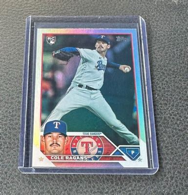 2023 Topps Update Cole Ragans Rookie Rainbow Foil EBay