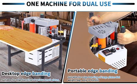 Portable Edge Bander Yuchengtech Woodworking Edge Banding Machine With