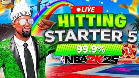 HITTING STARTER 5 In 2X REP EVENT In NBA 2K25 Full Stream NEW INSANE