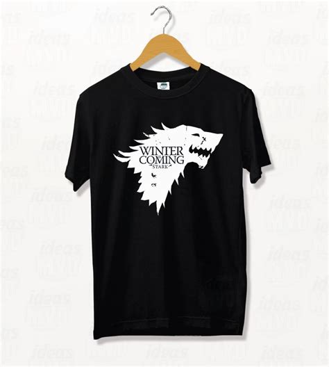 Remera Game Of Thrones Winter Is Coming Negra Ideas Mvd