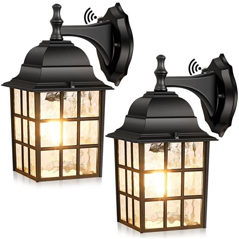 Brightever 2 Pack Dusk To Dawn Outdoor Wall Lantern Exterior Light