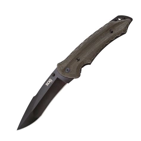 Sog Kiku Large Fixed Hardcased Black Tini Buysog