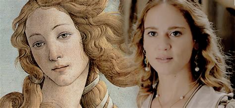 Matilda Lutz As Simonetta Vespucci The Muse Of Sandro Botticelli In