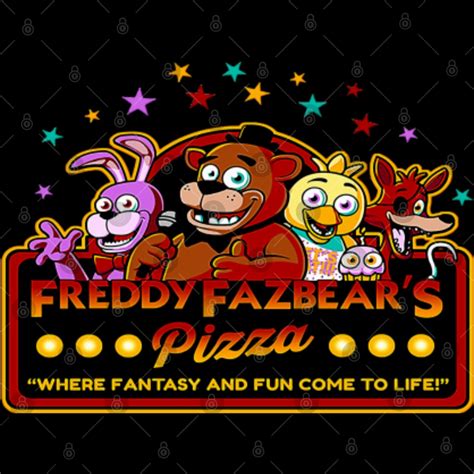 Five Nights At Freddy S Freddy Fazbear S Pizza Fnaf Logo Bibs Sold By Calderflanigan Sku