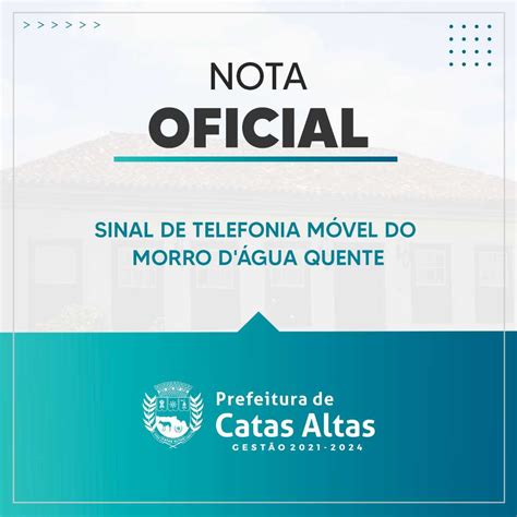 Prefeitura Municipal De Catas Altas Notaoficialsinaldetelef