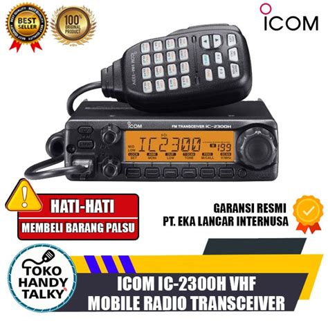 Jual Radio Rig Icom Ic Ic H Ic H Vhf Watt Radio Rig Mobil