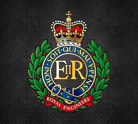 British Army Royal Engineers Logo Decal Emblem Crest Etsy Canada