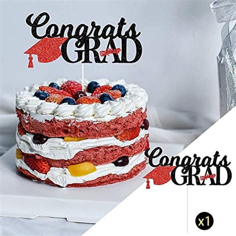 Mz Ogm Congrats Grad Cake Topper Graduation Cake Toppers