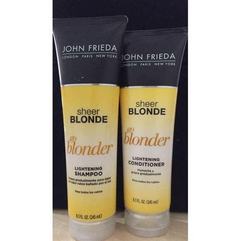 KIT SHAMPOO E CONDICIONADOR SHEER BLONDE GO BLONDER LIGHTENING