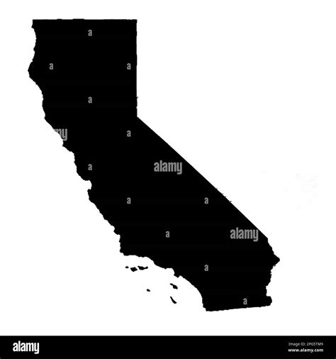 Map Of California Black And White Stock Photos And Images Alamy