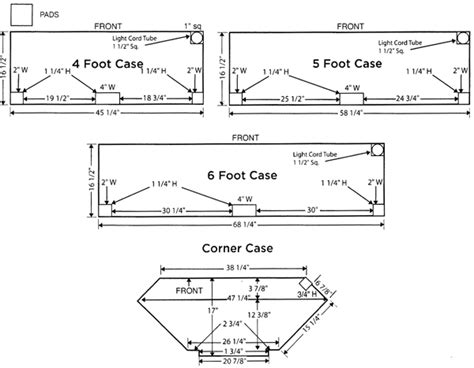 PAD DIMENSIONS – Atlantic Rentals and Sales Inc.