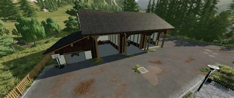 Farm Garage With Workshop V1 0 FS22 Mod Farming Simulator 22 Mod