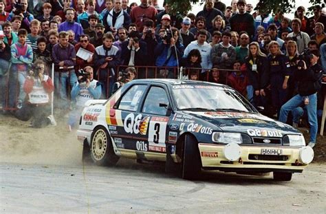 François Delecour Ford Sierra Cosworth 4x4 Rally Ypres 1991