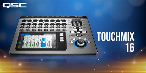 QSC TouchMix 16 Compact Digital Mixer with Touchscreen – JG Superstore