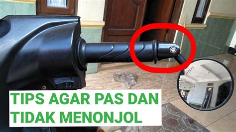 Cara Agar Pasang Spion Bar End Tidak Menonjol Di Stang Motor Youtube