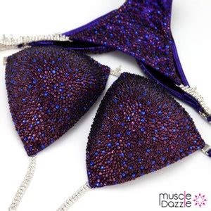 Dark Purple Competition Bikini CB748 Etsy