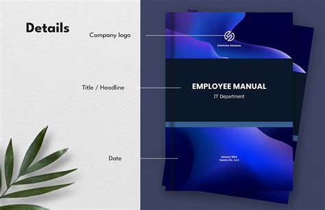 Employee Manual Template in Word, PDF, Google Docs - Download ...