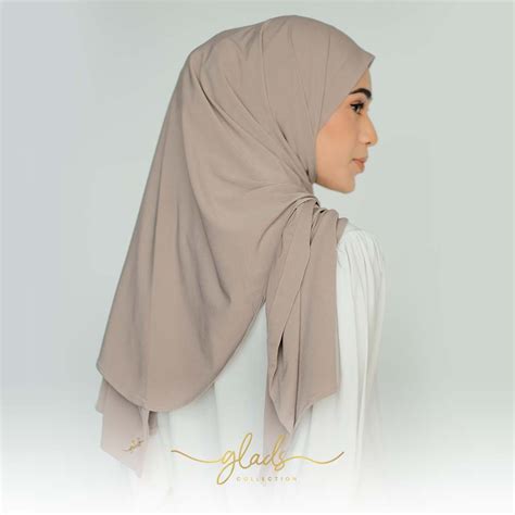 Jual Glads Collection Hijab Zara Series Bergo Pashmina Segitiga