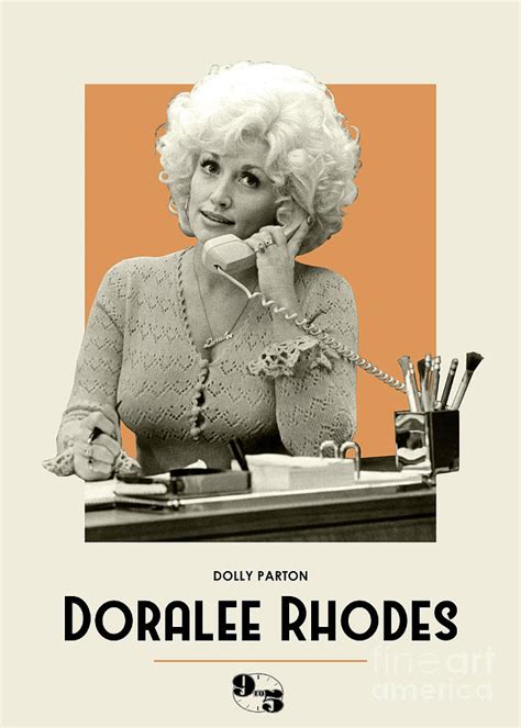 Dolly Parton 9 To 5 Digital Art by Bo Kev - Pixels