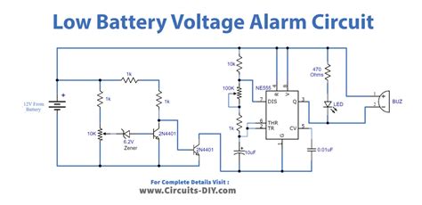 Low Battery Voltage Indicator Alarm