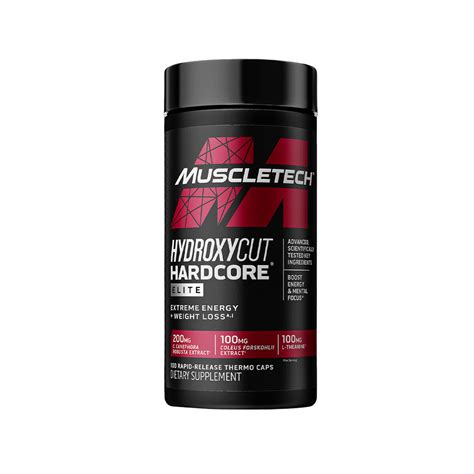 MUSCLETECH Hydroxycut Hardcore Elite 100 Caps Juzzfit