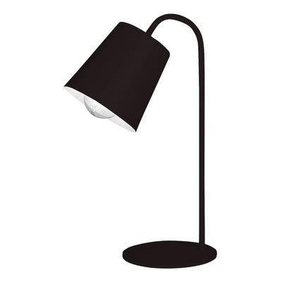 Luz Desing Lampara Velador Mesa Adryn Negro Apto Led Deco Moderno Lk