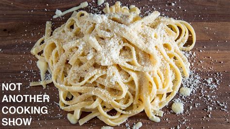 The Original 3 Ingredient Fettuccine Alfredo Recipe Without Cream Youtube