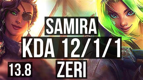 Samira Blitz Vs Zeri Yuumi Adc Winrate Legendary