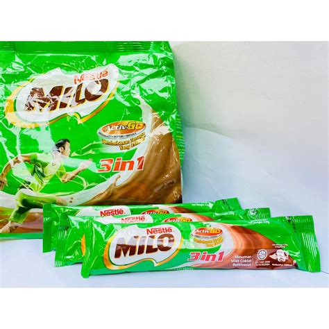 Jual Milo Sachet Active Go In Nestle Munuman Malt Coklat Dalam