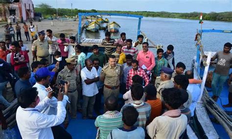 Cyclone Asani Eight Fishermen Rescued From Sea