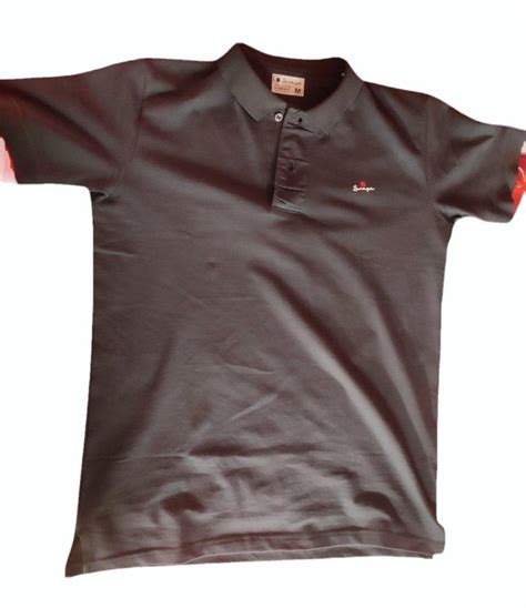 Male Plain Men Polo Neck Cotton T Shirt Size Medium At Rs In Ludhiana