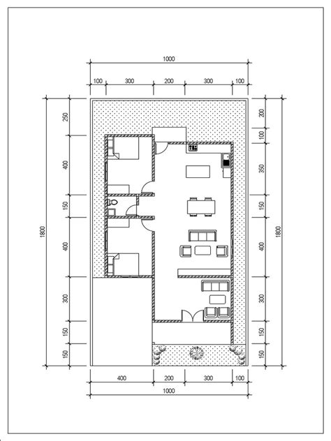 Denah Rumah Tinggal 1 Lantai Pdf