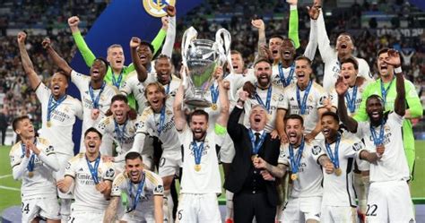 مراسم تتويج ريال مدريد بلقب دوري أبطال أوروبا 2024 فيديو اليوم السابع