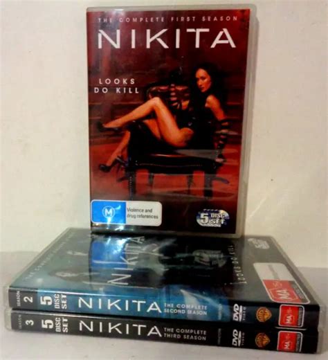 NIKITA THE COMPLETE First Second Third Season DVD Bundle 1 2 3