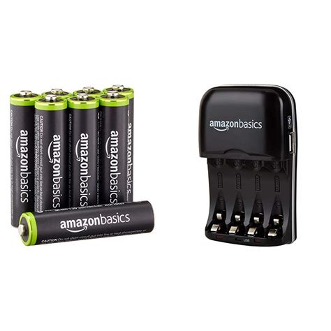 Buy Amazonbasics Aaa Pre Charged Rechargeable Batteries Mah