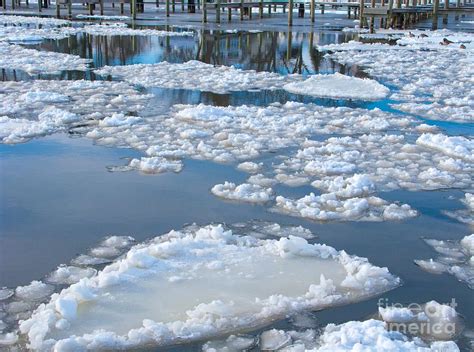 River Ice Photograph by Ann Horn - Pixels