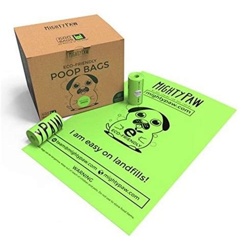 Eco Friendly Compostable Pet Waste Bags , Biodegradable Dog Poop Bags