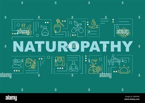 Naturopathy Word Concepts Banner Naturopathic Medicine