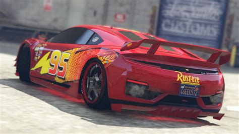 Lightning Mcqueen Skin For Dinka Jester Gta 5 Mods