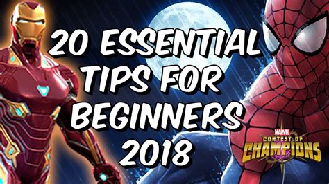 20 Essential Tips For Beginners 2018 Marvel Contest Of Champions Youtube