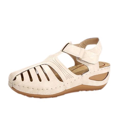 Mchoice Womens Summer Wedge Sandals Casual Bohemia Gladiator Comfort